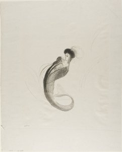 Ongenoemde proeflithografie door Odilon Redon