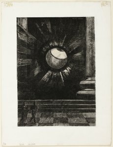 Visioen, plaat acht uit In Dreams door Odilon Redon