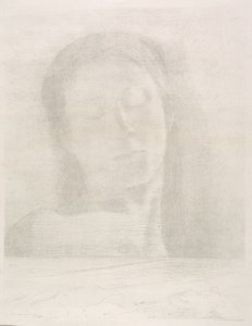 Ogen dicht door Odilon Redon