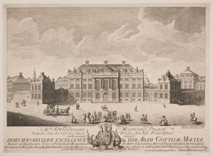 Het Moltkeske Paleis op het Amalienborg Plein
