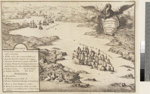 Tordenskjolds expeditie naar Dynekilen 1716 door Odvardt Helmoldt de Lode
