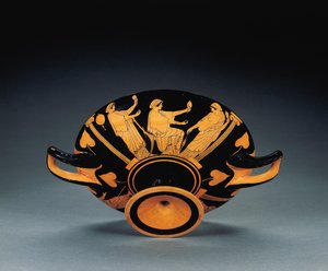Attische roodfigurige kylix, ca. 470 v.Chr. door Oedipus Painter (attr. to)