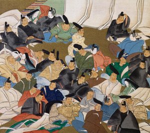36 dichters, schilderij op papier door Ogata Korin, Japan, Edo-periode door Ogata Korin