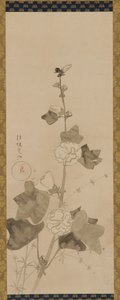 Stokrozen door Ogata Korin