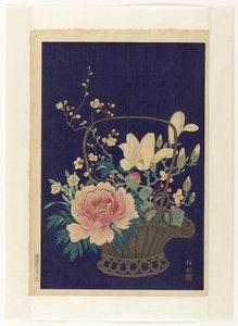 Bamboe bloemenmand