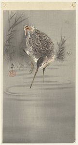 Snip in water door Ohara Koson
