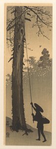 Vogelnest rover door Ohara Koson