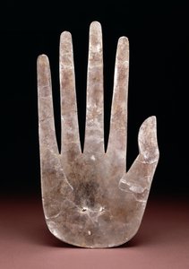 Handvormige Uitknipsel, 200 v.Chr.-400 n.Chr. (mica) door Ohio Hopewell culture