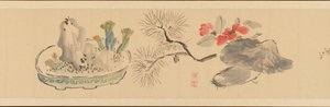 Brief met bloemen, 1831
