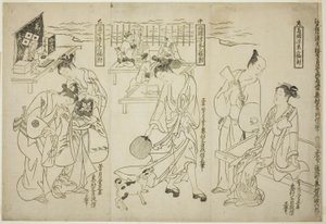 Afkoelen bij Ryogoku: Een Set van Drie
