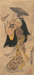 Acteur Sanjo Kantaro 1697-1763 als een Vrouw, ca. 1730 door Okumura Toshinobu