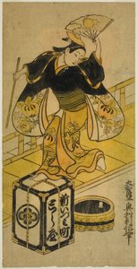 Jonge man speelt Ushiwaka