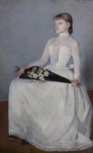 Van een Wandeling of Dame in een Witte Jurk