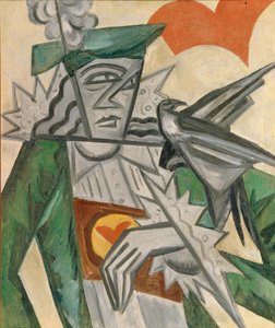 Hartenboer, 1913-1914 door Olga Rozanova
