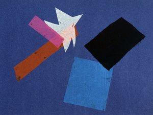 Universele Oorlog: Collagewerk door Olga Rosanova, januari 1916 door Olga Wladimirowna  Rosanowa