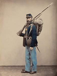 Vermoeidheid, marsbevel, 1866 door Oliver H. Willard.