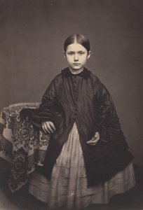 Portret van een meisje,c. 1857 (foto)