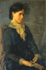 Hester Marian Wait Lay, Portret van de Vrouw van de Kunstenaar, 1880