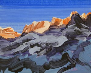 Leukerbad 11, 2012 (acryl op doek)