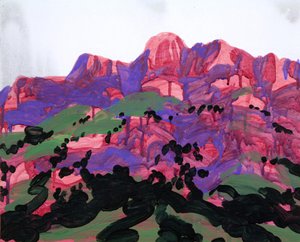 Leukerbad 19, 2012 (acryl op doek)