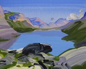 Leukerbad 23, 2012 (acryl op doek)