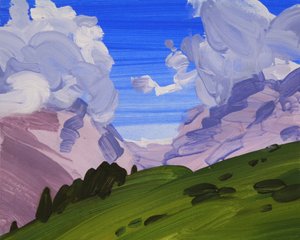 Leukerbad 24, 2012 (acryl op doek)