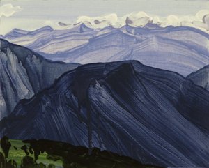 Leukerbad 28, 2014 (acryl op doek)