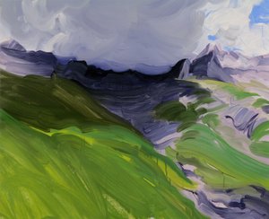 Leukerbad 32, 2014 (acryl op doek)