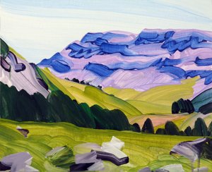 Leukerbad 33, 2017 (acryl op doek)