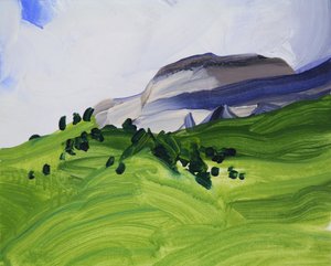 Leukerbad 9, 2012 (acryl op doek)