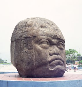 Kolossaal hoofd uit San Lorenzo, Veracruz, Mexico, preklassiek