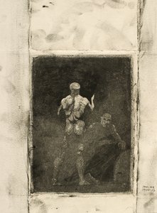 Daedalus en Icarus door Oluf Hartmann
