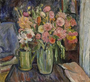 Herfstbloemen door Oluf Wold Thorne