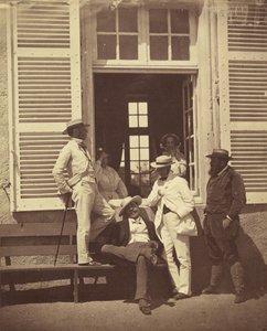 Enkele bekenden van Louis Robert, ca. 1860