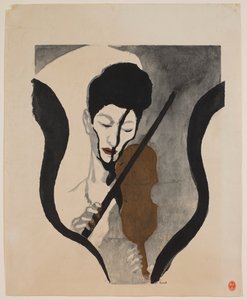 Impressie van een violist (Portret van Suwa Nejiko)