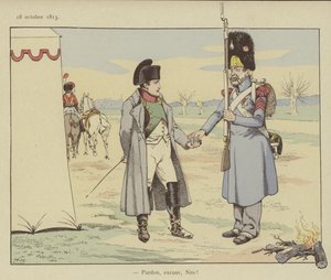 Pardon, meneer!, 18 oktober 1813 door Onfray de Breville Job