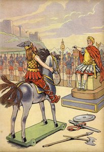Gegeromaniseerde Galliër Toont Trouw Aan Julius Caesar