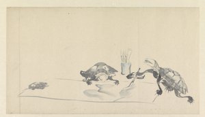 Schilderende schildpadden door Onishi Chinnen