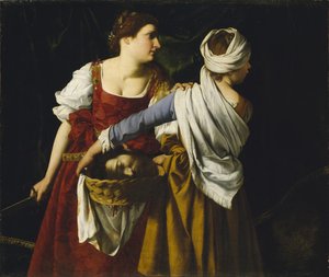 Judith en haar dienstmaagd met het hoofd van Holofernes