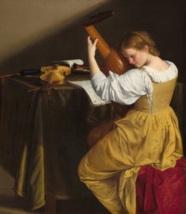 De Luitspeler door Orazio Gentileschi