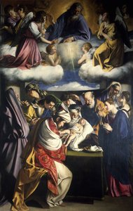 De besnijdenis van Christus, 1607 door Orazio Gentileschi