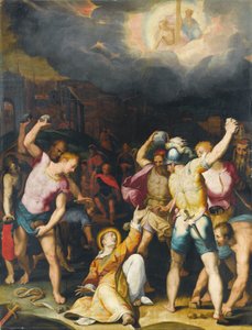 De Steniging van Sint Stefanus door Orazio Samacchini