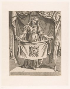 Veronica met zweetdoek door Orazio de Santis (attributed to)