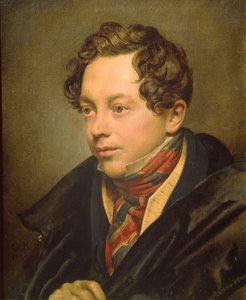 Portret van de kunstenaar Pyotr Basin 1794-1881, 1829