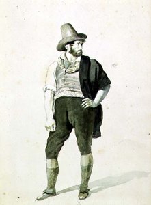 De Jonge Italiaan, c.1834 door Orest Adamovich Kiprensky