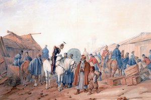 Voorraadbasis van het Britse leger in de haven van Balaclava