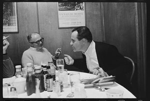 Billy Wilder en Jack Lemmon op de set van 