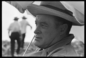 Bob Hope op de set van 