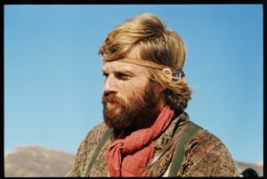 Robert Redford op de set, 