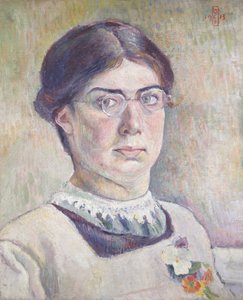 Zelfportret, 1913 door Orovida Camille Pissarro